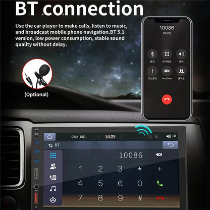 X2S Bluetooth Car Stereo 7 Inch Car MP5 Player Multimedia FM Radio Receiver Support Reversing Image
