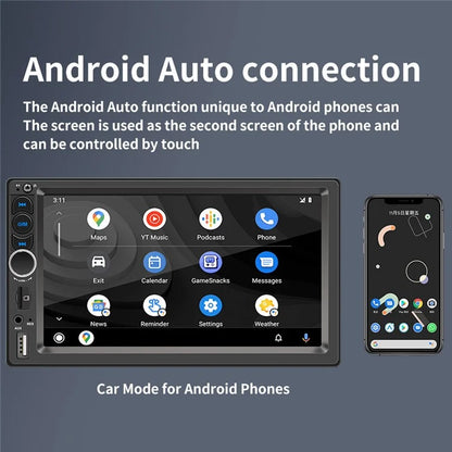 F730C Car Stereo Receiver 7'' Bluetooth Hands-Free Car Radio FM Receiver MP5 Car Player