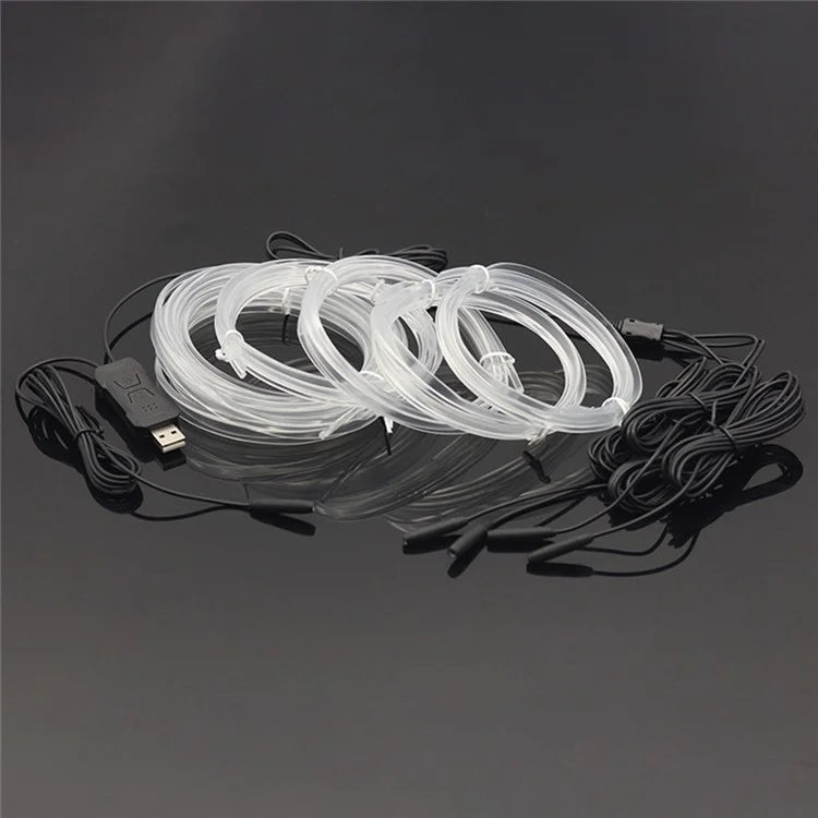 K57U Music Sync Ambient Lamp APP Voice Remote Control Car Interior LED Fiber Optic Strip Light Decoration
