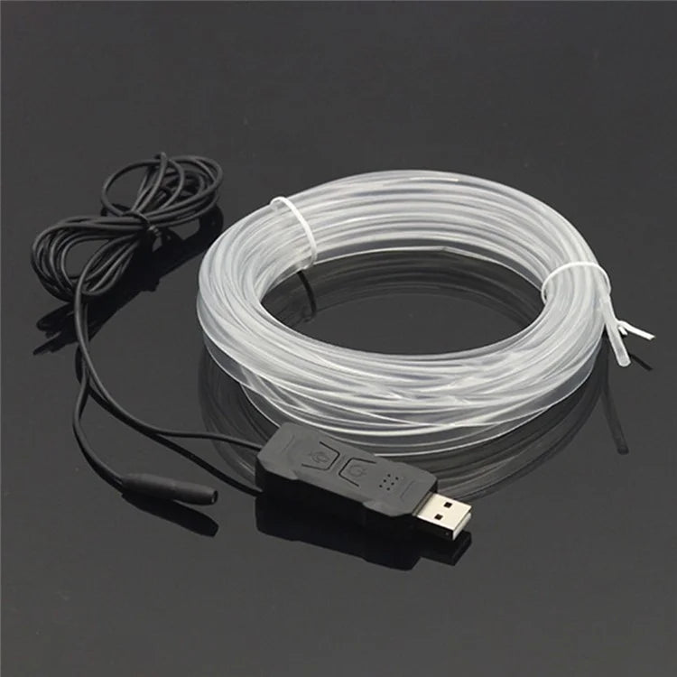 K13U APP Voice Remote Control Car Interior Decor LED Fiber Optic Strip Light Music Sync Ambient Lamp