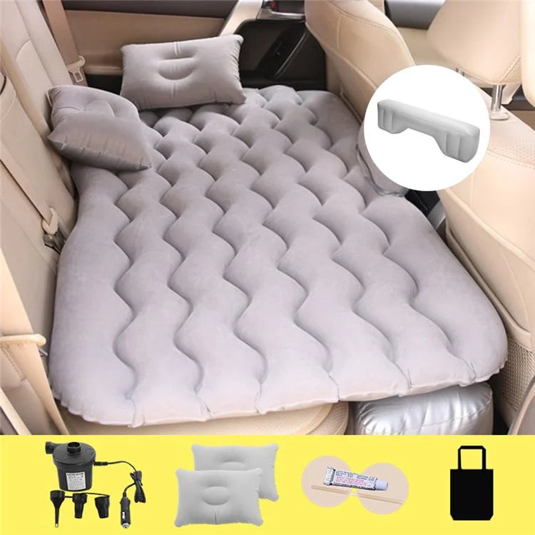 LUFTIKID Air Inflation Bed SUV Truck Sleeping Mat Car PVC Flocking Mattress with Footrest