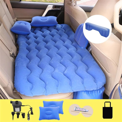 LUFTIKID Air Inflation Bed SUV Truck Sleeping Mat Car PVC Flocking Mattress with Footrest