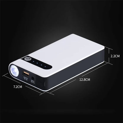 XLJ03 12V Car Emergency Starter with Car Charger, Cell Phone Power Bank 12000mAh Portable Battery Pack (EU Plug)