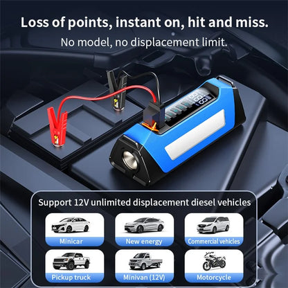PS-219 All-in-One Emergency Start 6000mAh Battery Power Supply Vehicle Air Pump