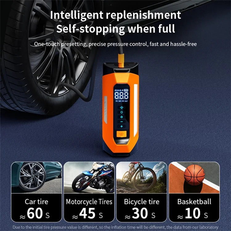 PS-219 All-in-One Emergency Start 6000mAh Battery Power Supply Vehicle Air Pump