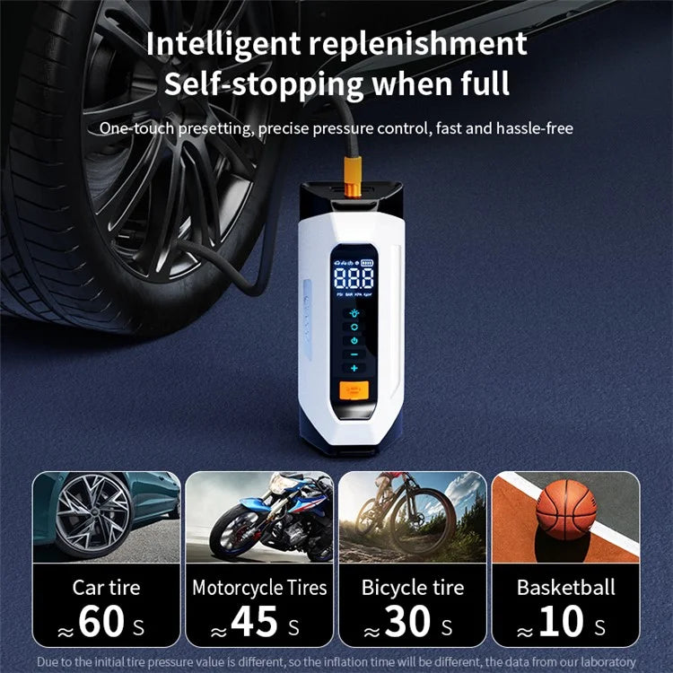 PS-219 All-in-One Emergency Start 6000mAh Battery Power Supply Vehicle Air Pump
