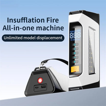 PS-219 All-in-One Emergency Start 6000mAh Battery Power Supply Vehicle Air Pump