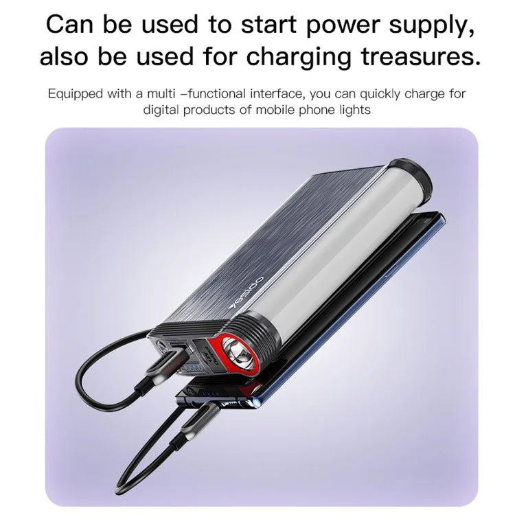 YESIDO YP36 Car Battery Jump Starter 10000mAh Portable Charger with Light Function