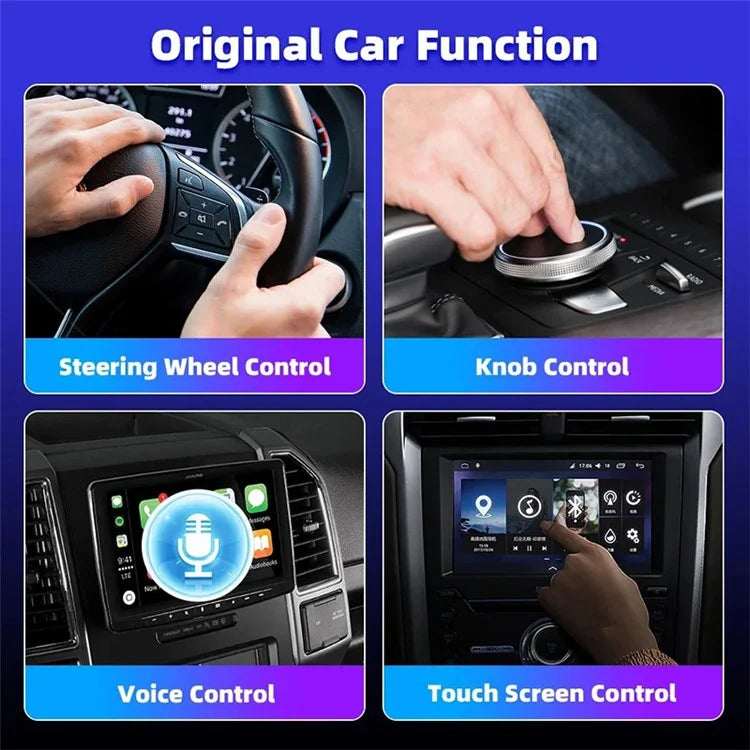 Q1S 2-in-1 Wired to Wireless Carplay Android Auto Adapter Bluetooth 5.0 Smart Box