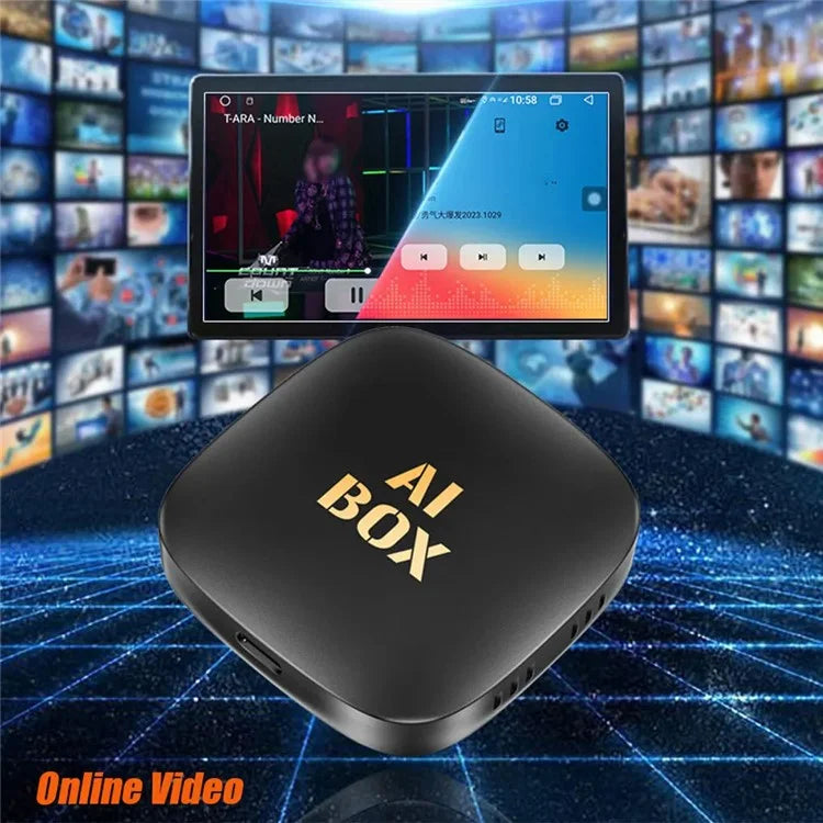 Android 13 Carplay Smart AI Box Wireless Carplay / Android Auto Adapter Built-In Netflix / Youtube, 2+32G