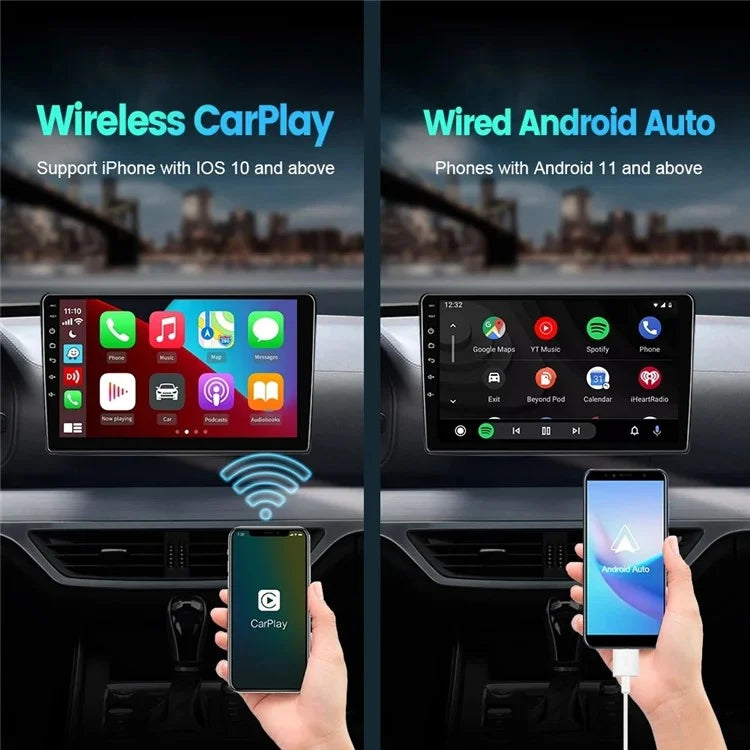 Q1 Vehicle Wireless Carplay Android Auto Dongle Car Wired to Wireless Adapter
