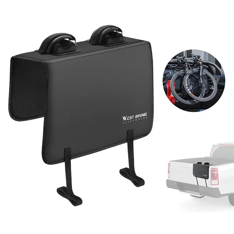 WEST BIKING YP0707369 Bike Transport Pad Truck Tailgate Protection Pad, Hold 2 Bikes