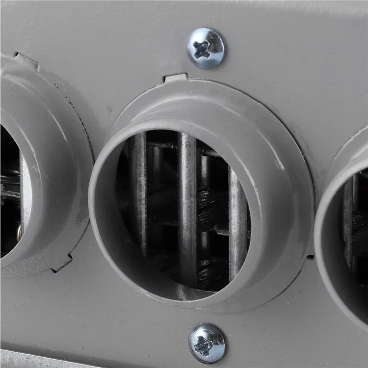 Three Hole Car Water Heater Window Defrosting Defogging Vehicle Heating Fan