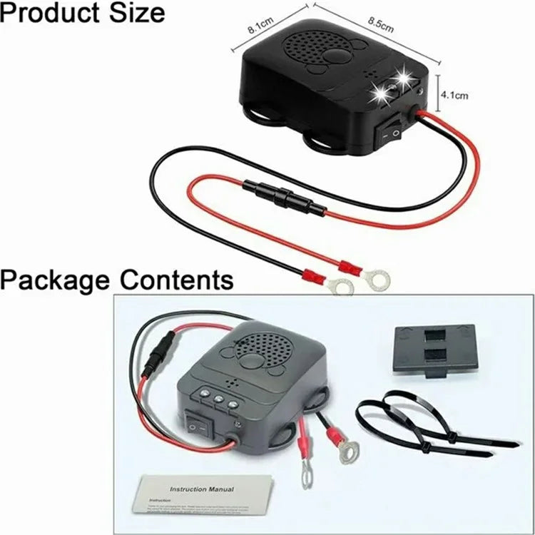 532 Car Mouse Repellent Car Engine Compartment Ultrasonic Rodent Repeller