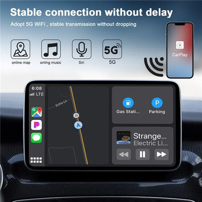 THT-020-5 Wireless CarPlay Adapter AI BOX CarPlay Dongle Wired to Wireless CarPlay Converter for Wired CarPlay Cars