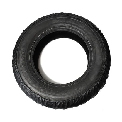 KG0167 13-Inch Tire Cover SUV Car Wheel Cover Litchi Texture Leather Tire Protector for 22-24 Inch Tire