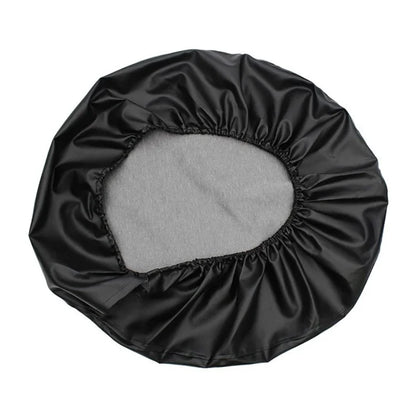 KG0167 16-Inch SUV Truck Wheel Cover Tire Protector Litchi Texture Leather Car Tire Cover for 30-32 Inch Tire
