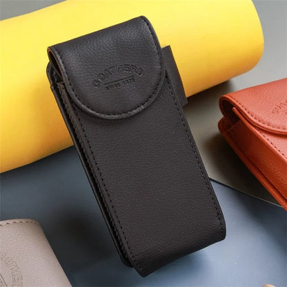 GOATHERD Car Sun Visor Mount Microfiber Leather Sunglasses Storage Bag Glasses Holder Pouch