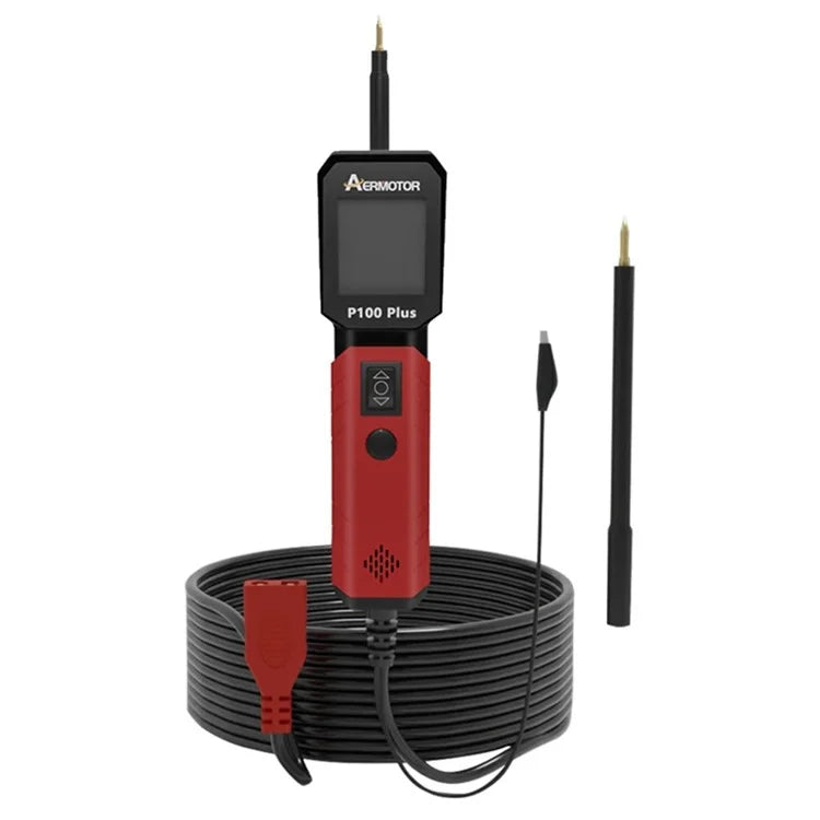 AERMOTOR P100 Plus Vehicle Circle Probe Electrical System Automotive Circuit Tester Power Circuit Probe Kit