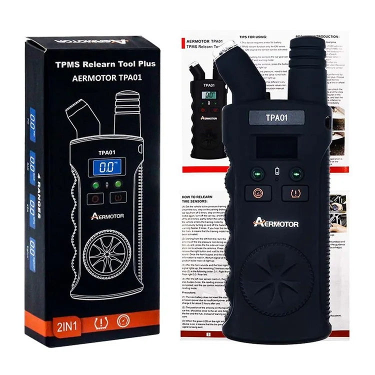 AERMOTOR TPMS 150 PSI Digital Car Tire Pressure Tester Detector Measurement Tool