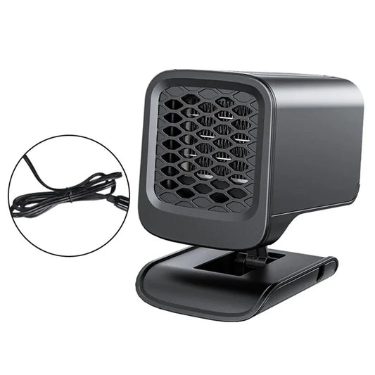 9729 12V Car Foldable Heater Windshield Defrosting Defogging Heating Fan Vehicle Interior Heating Device