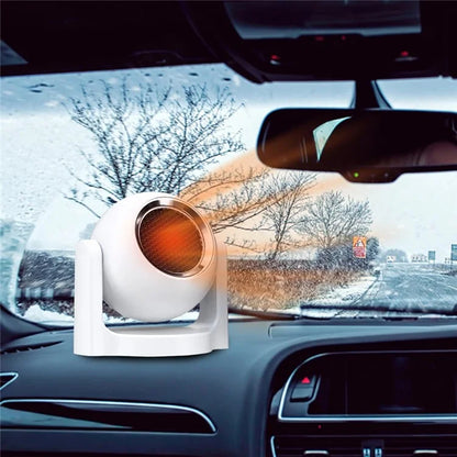 9709 12V Car Interior Hot / Cold Wind Fan Windshield Defrosting Defogging ABS Heater