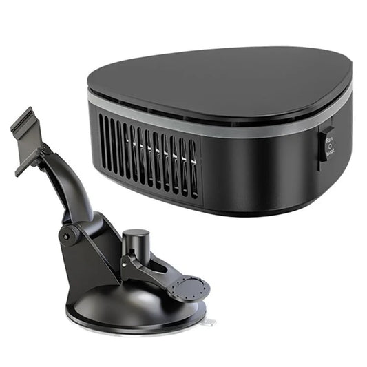 9739A Car Heater 12V Portable Windshield Fast Car Warmer 2-in-1 Heating / Cooling Fan with Suction Holder, Standard Version