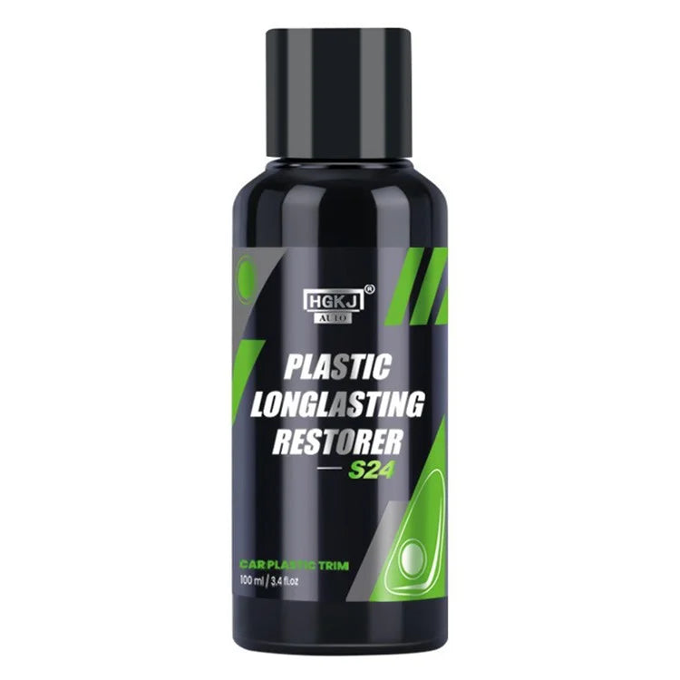 HGKJ AUTO-S24 100ml Longlasting Plastic Restorer Car Vehicle Trim Coating Renovator Repair Liquid