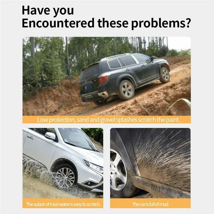 4Pcs / Set Soft PC Mudguard Mud Flaps for BYD Seagull 2023 Front and Rear Car Mudflaps Splash Fender Kit