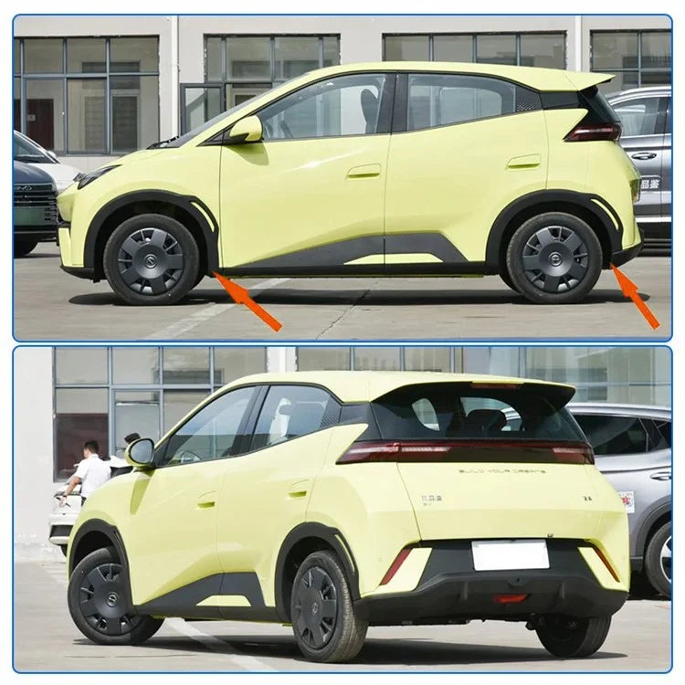 4Pcs / Set Soft PC Mudguard Mud Flaps for BYD Seagull 2023 Front and Rear Car Mudflaps Splash Fender Kit