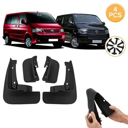 4Pcs Car Mudguard Mud Flaps Set for Multivan Carvelle 2008-2020 Front / Rear Mudflaps Splash Fender Auto Parts