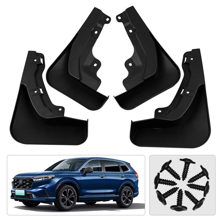 4Pcs Car Front / Rear Mudguard Fender Set for Honda CRV 2023 Mudflaps Mud Flaps Auto Accessories