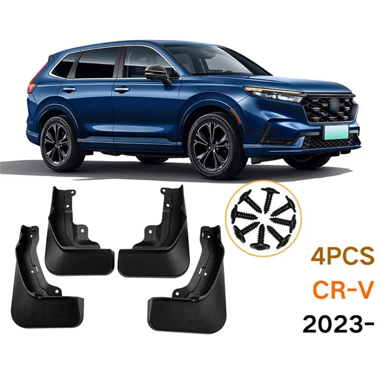 4Pcs Car Front / Rear Mudguard Fender Set for Honda CRV 2023 Mudflaps Mud Flaps Auto Accessories