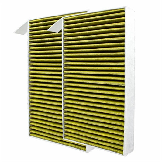 TS000274-2 2PCS For Model 3 / Y 2017-2021 Fiber Cloth Car Air Filters Replacement Air Conditioner Filters