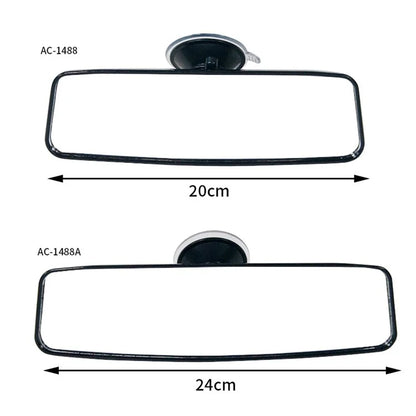 Plastic+Glass Rearview Mirror Car Interior Wide Angle Rear View Mirror (Anti-Glare Function)