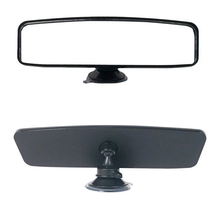 Plastic+Glass Rearview Mirror Car Interior Wide Angle Rear View Mirror (Anti-Glare Function)