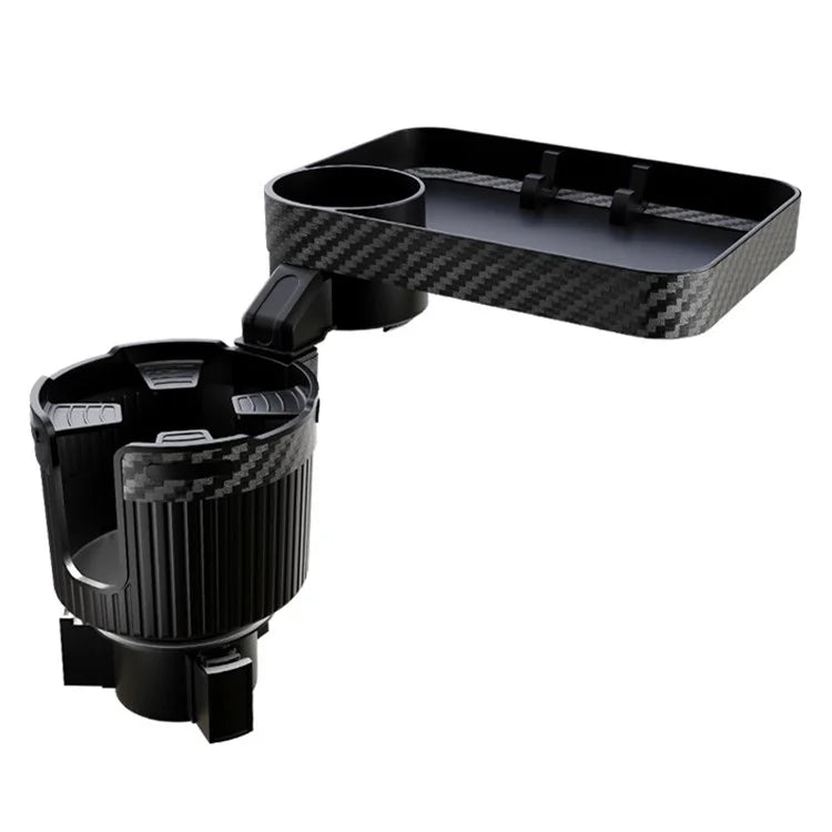 CARFU AC-2392 Square Car Tray Removable Large Insulated Cup Coffee Food Container Car Cup Holder