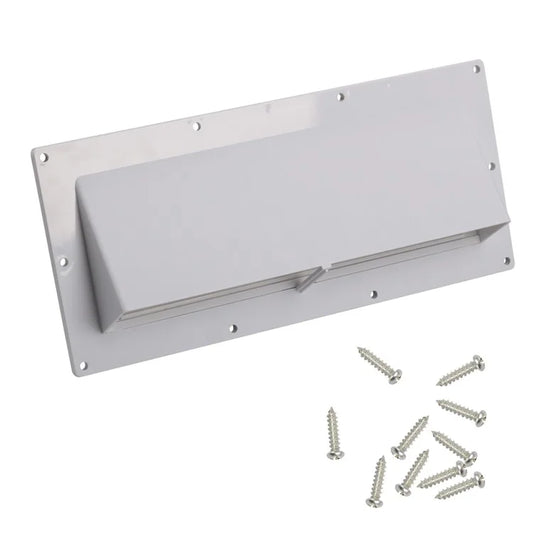 A8664 PP RV Range Motorhome Trailer Hood Exhaust Vent Cover Enhance Airflow (Include 10Pcs Screws)
