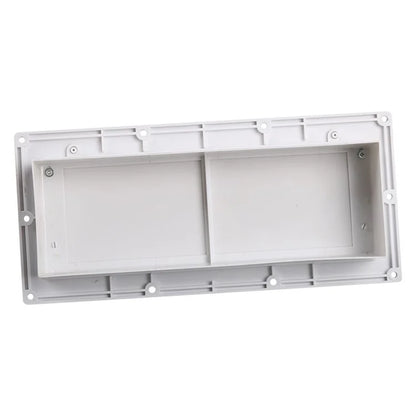 A8664 PP RV Range Motorhome Trailer Hood Exhaust Vent Cover Enhance Airflow (Include 10Pcs Screws)