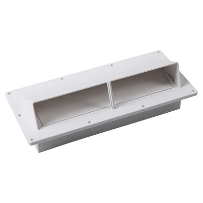 A8664 PP RV Range Motorhome Trailer Hood Exhaust Vent Cover Enhance Airflow (Include 10Pcs Screws)