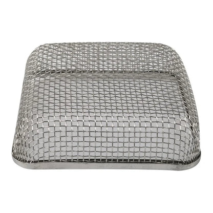 A8668 4.5x4.5 Inch RV Water Heater Vent Screen Stainless Steel Mesh Cover Flying Insect Screen with Installation Tool