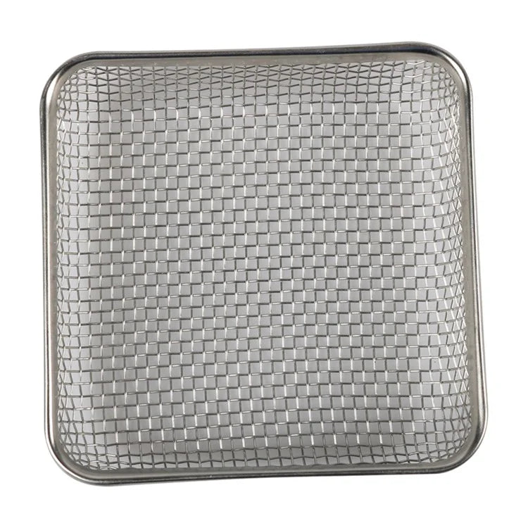 A8668 4.5x4.5 Inch RV Water Heater Vent Screen Stainless Steel Mesh Cover Flying Insect Screen with Installation Tool