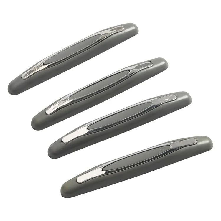 A8618-03 4Pcs Car Truck Door Anti-collision Strip PVC+ABS Vehicle Door Anti-collision Strips