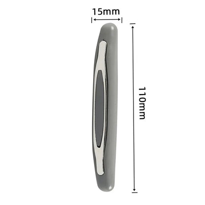 A8618-03 4Pcs Car Truck Door Anti-collision Strip PVC+ABS Vehicle Door Anti-collision Strips