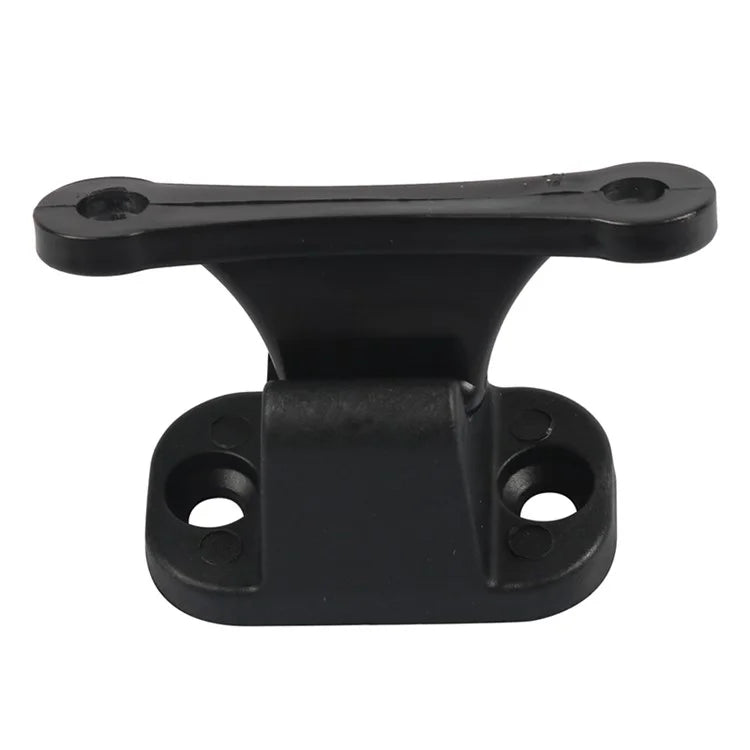 A8624 2Pair Black Door Retainer Kit for Camper RV Motorhome T-Shape Door Stop Retaining Catch Holder Set with Screws #2-2
