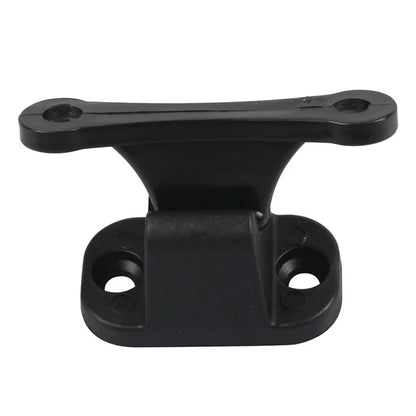 A8624 2Pair Black Door Retainer Kit for Camper RV Motorhome T-Shape Door Stop Retaining Catch Holder Set with Screws #2-2