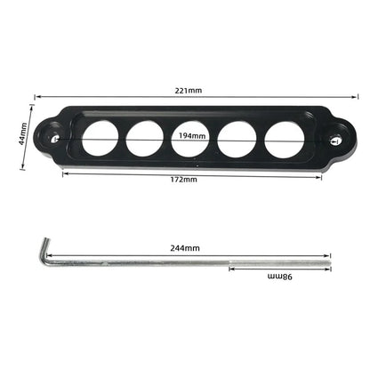 A8681 Aluminum Alloy Car Battery Holder Bracket Vehicles Trucks Battery Mount Bracket (Hook Length 250)