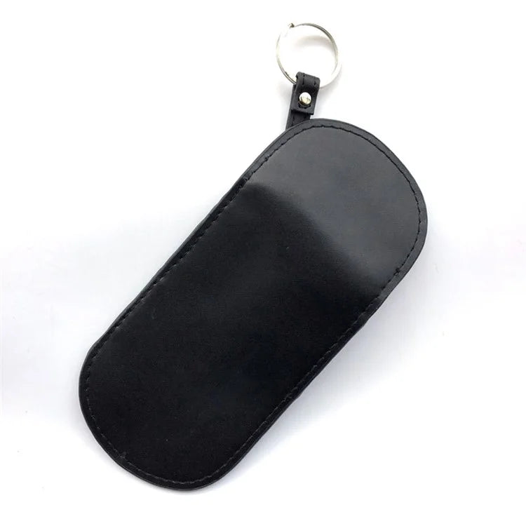 Car Key Signal Blocking Pouch Anti-theft RFID Blocking Genuine Cow Leather Car Keys Case Holder