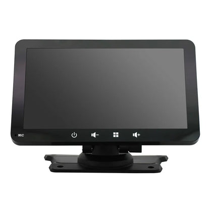 W507C Mirror Link Android Auto Car Play 7-inch HD Touch Display Car Stereo with 12-LED Camera, Flat Stand