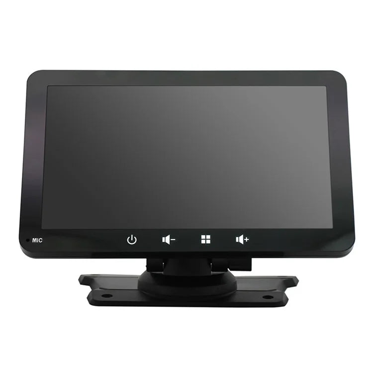 W507A 7-inch HD Touch Screen Car Play 2.4GHz WiFi Potable Car Stereo with Mirror Link Android Auto, Flat Stand